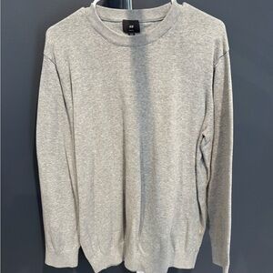H&M Men's Crewneck Sweater - Heather Gray